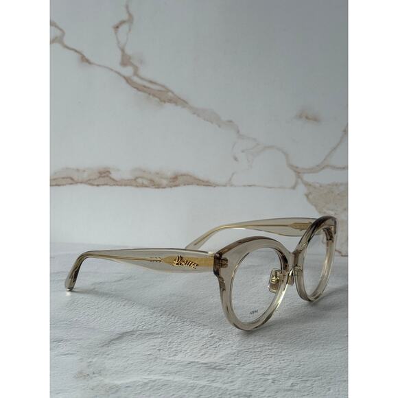 NEW Loewe LW50074F Rounded Transparent Eyeglasses Frames